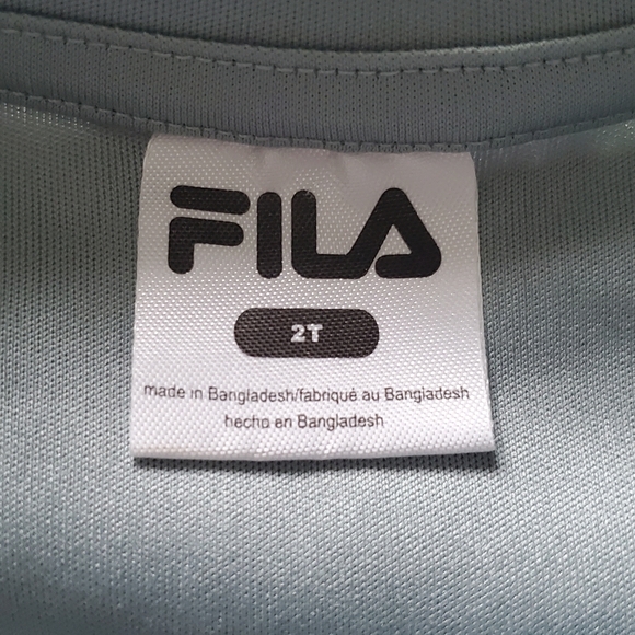 Fila Light Gray and Blue Sports Outfit - Picture 2 of 2
